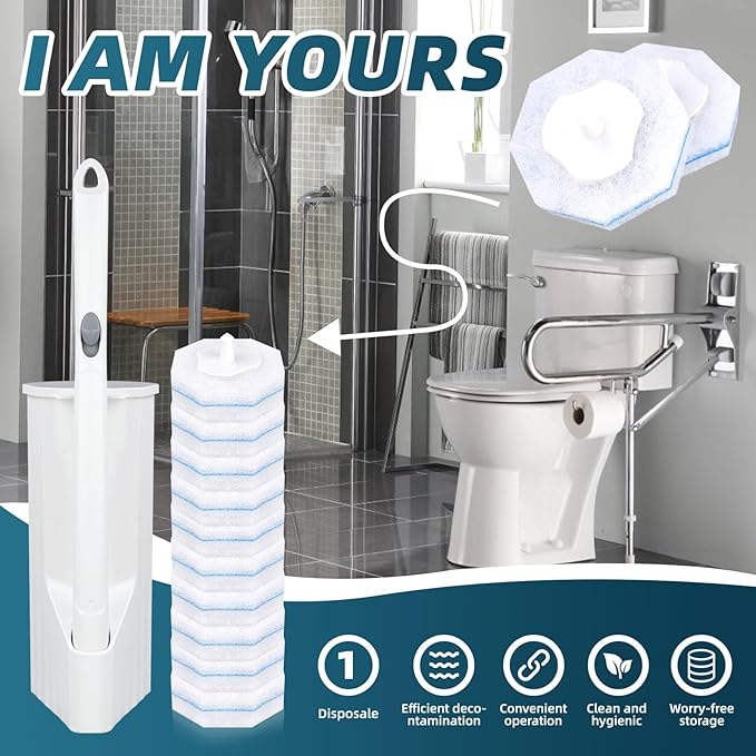 RLOW Disposable Toilet Brush Set - Image 2