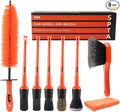 SPTA 8Pcs Wheel & Tire Brush Car Detailing kit, Easy Reach Wheel and Rim Brush by SPTA