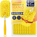 KeFanta Reusable Duster Refill for Swiffer, 360° Heavy Duty Duster Refills 8Pcs by KeFanta