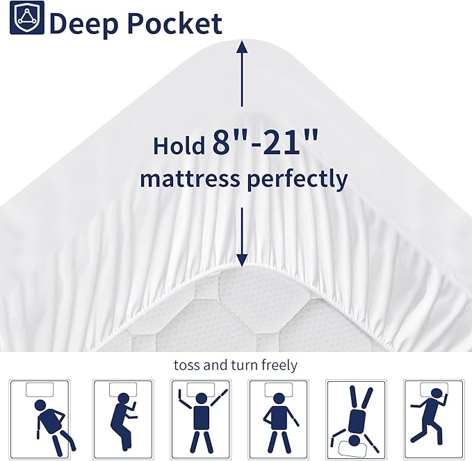 Mattress Topper Twin Extra Thick Mattress Pad Cover - Image 6