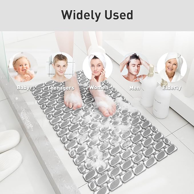 Bath Mat for Tub Non Slip Shower Mat for Elderly - Image 6
