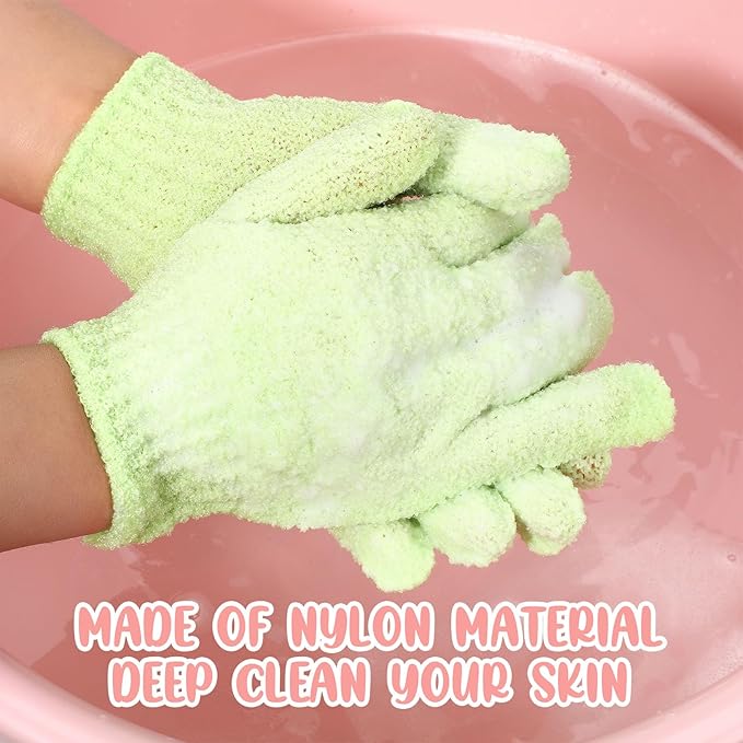 104 Pcs Exfoliating Glove Bulk Shower Gloves - Image 7