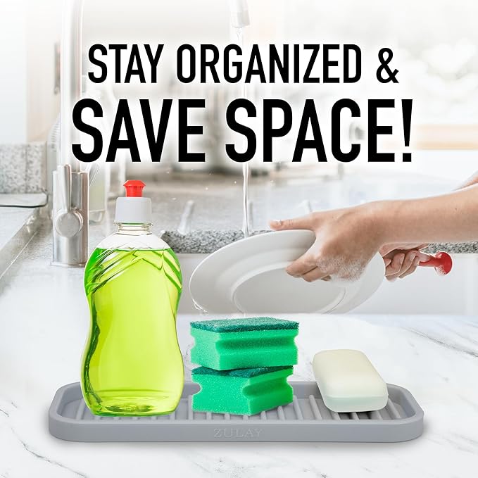 Zulay Kitchen Silicone Sponge Holder - Image 6