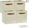 Collapsible Fabric Storage Cube Bins by Bagnizer