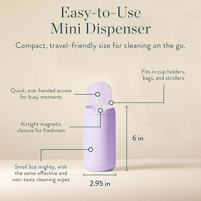 Biom Biodegradable All-Purpose Mini Wipes 8-Pack Refill - Image 6