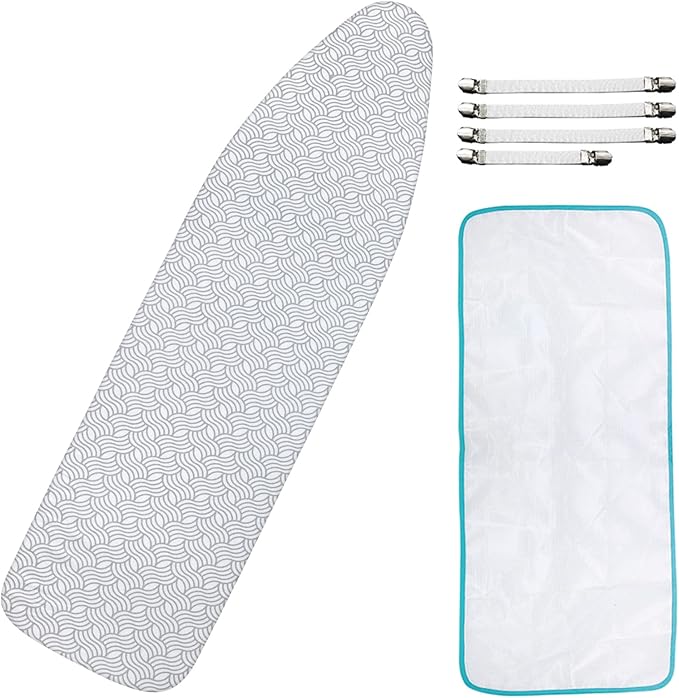 Dalykate Ironing Board Cover and Pad, Thick Padding, Elastic Edge, Scorch & by Dalykate