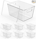 Clear Stackable Storage Bins, Pantry Organizers & Storage Containers, Cabinet by KJIXYUNG