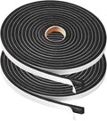2 Rolls Foam Tape Weatheratrip for Door Window Insulation, Single Sided Foam by YIJUHOU