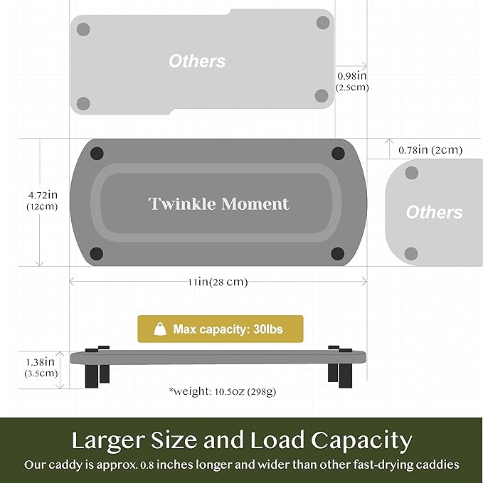 2PCS Water Absorbing Stone Soap Tray - Image 6