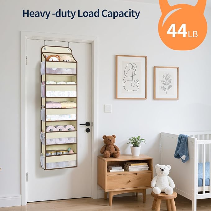 Yecaye Over The Door Organizer Storage, 5-Tier Heavy Duty Door Organizers - Image 4