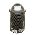 COATEDOUTDOORFURNITURE 32-Gallon Heavy-Duty Expanded Metal Round Trash by CoatedOutdoorFurniture