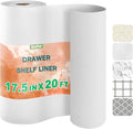 OcePor Non-Adhesive Drawer and Shelf Liner 17.5IN x 20FT，Non Slip Cabinet and by OcePor