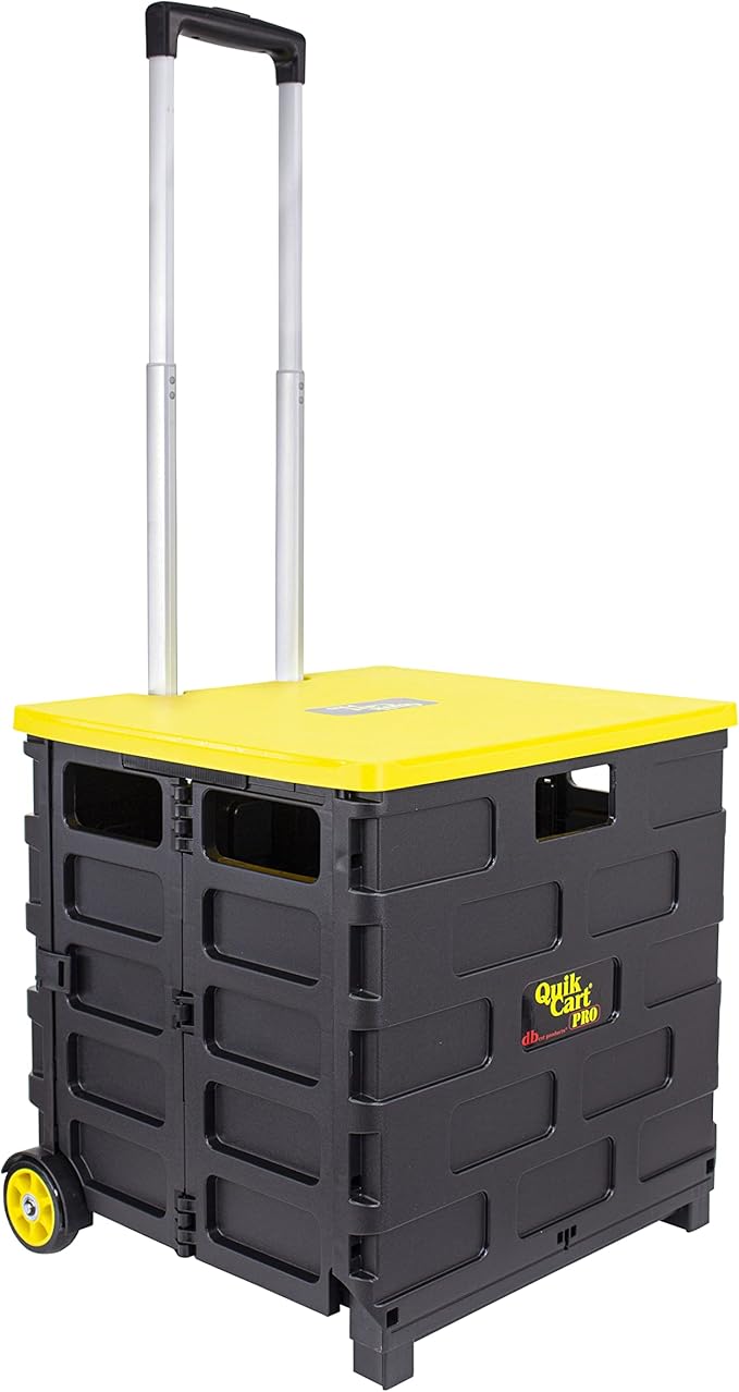 dbest products Quik Cart Pro Wheeled Rolling Crate Teacher Utility by dbestproductsInc