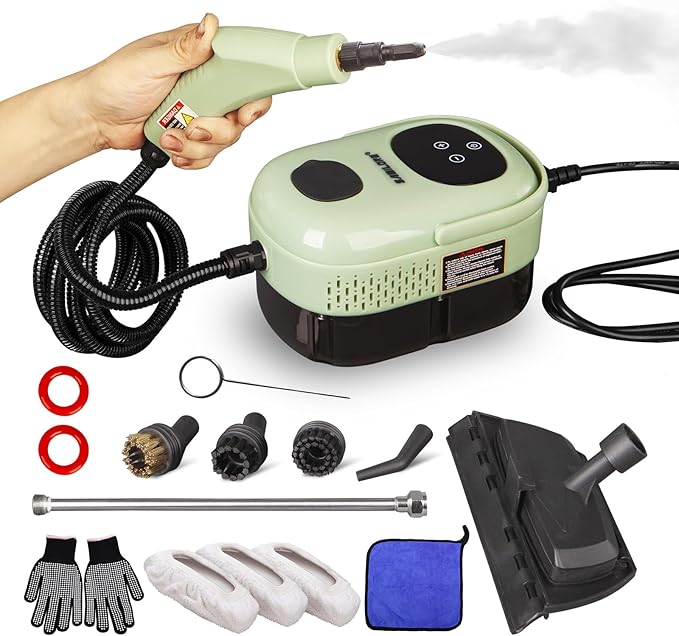 Handheld Steam Cleaner Multipurpose Portable Steamer Upholstery Cleaner Machine by Unknown