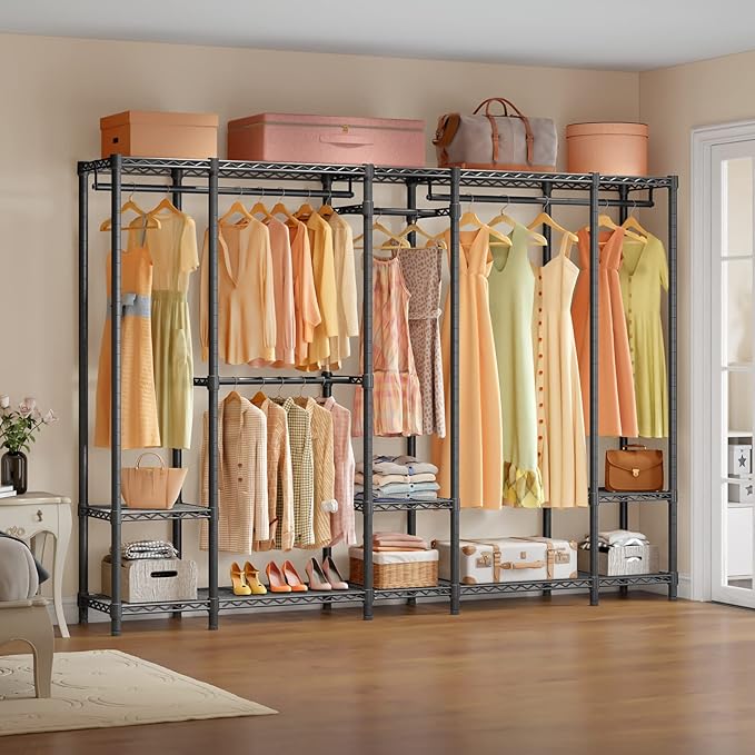 VIPEK V50 Extra Large Portable Closet Rack Bedroom Armoire Freestanding - Image 8