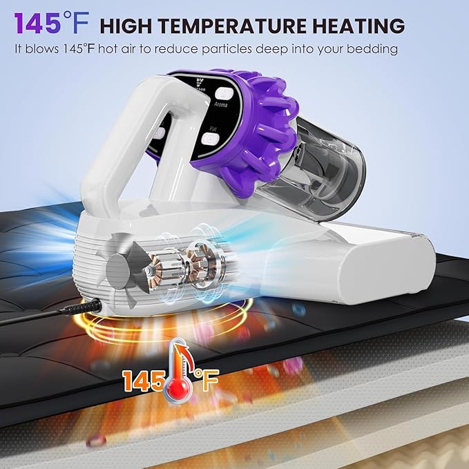 Mattress Vacuum Cleaner, 16Kpa Bed Vacuum Cleaner - Image 4