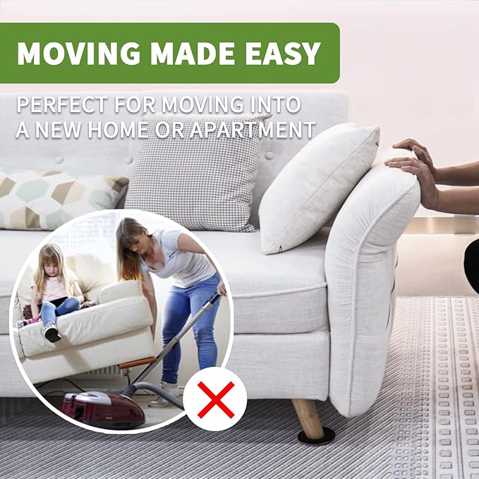 Furniture Sliders for Carpet 16 PCS - Image 5