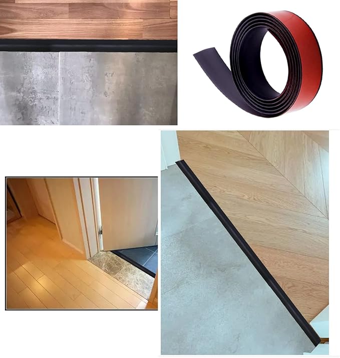 Floor/Door Flat Transition Strip & Self Adhesive Floor Vinyl Floor Edge Trim - Image 4