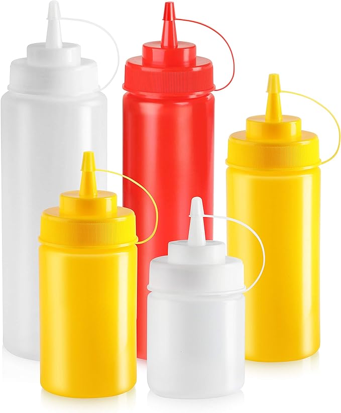 New Star Foodservice 533739 Plastic Squeeze Bottles - Image 4