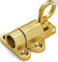 4 Packs Self-Closing Latches，Gold Spring Door Lock，Resilient Bolt Latch by INIRET