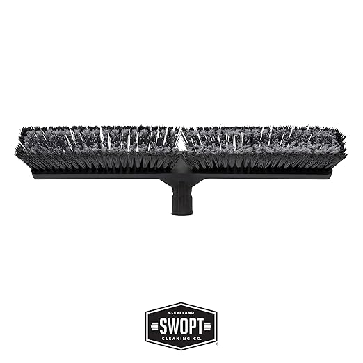 SWOPT 24” Standard Multi-Surface Push Broom Head — Indoor and Outdoor Push - Image 4