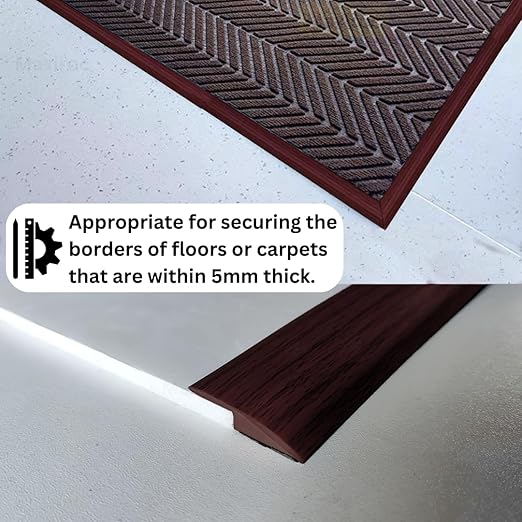 Floor Transition Strip Self Adhesive Carpet Wood Tile Vinyl Flooring Laminate - Image 5