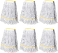 KeFanta 6 Pack Heavy Duty Commercial Mop Head Replacement, Wet Industrial by KeFanta