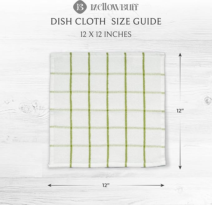 100% Cotton Terry Dish Cloth & Dish Towel, 6 Pack, Super Soft and Absorbent - Image 4