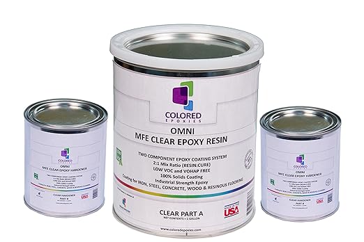 Colored Epoxies 1038 Clear 1.5 Gallon Kit Resin and Hardener by ColoredEpoxies