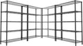 Storage Shelves, 5-Tier Adjustable Metal Industrial Utility Shelf Rack by Unknown
