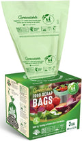 UNNI Compostable Trash Bags, 3 Gallon / 11.35 Liter, Extra Thick 0.71 Mil by UNNI