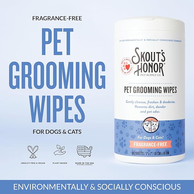 SKOUT'S HONOR Pet Grooming Wipes - Image 4