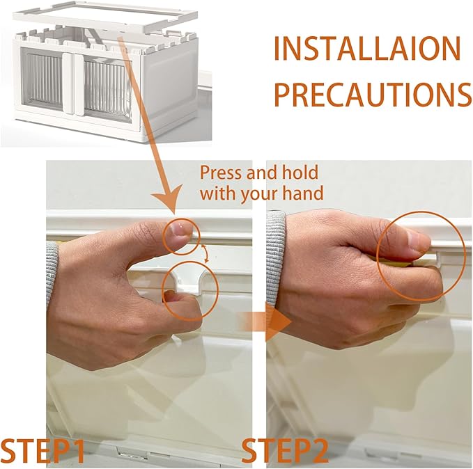 3 Tier Plastic Storage Bins - Image 6