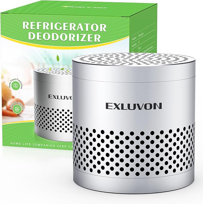 Fridge Deodorizer, Lasts for 10 Years Refrigerator Deodorizer Odor Eliminator by Exluvon