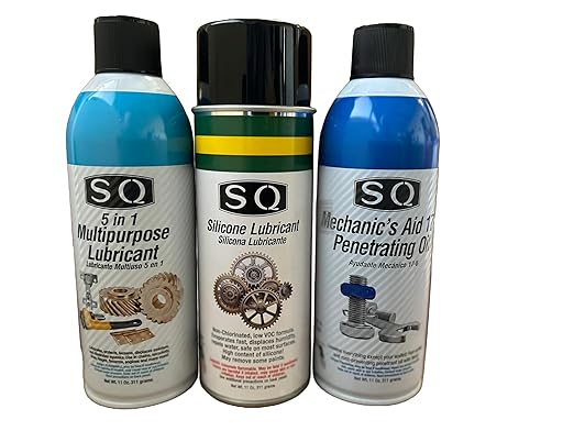 Sicamu SQ Lubricant Combo, 11fl oz, 5 in 1 Multipurpose, Penetrating Catalyst by Unknown