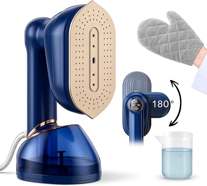 Humse Portable Steamer for Clothes – 2 in 1 Travel Steamer Iron For Clothes by HUMSE