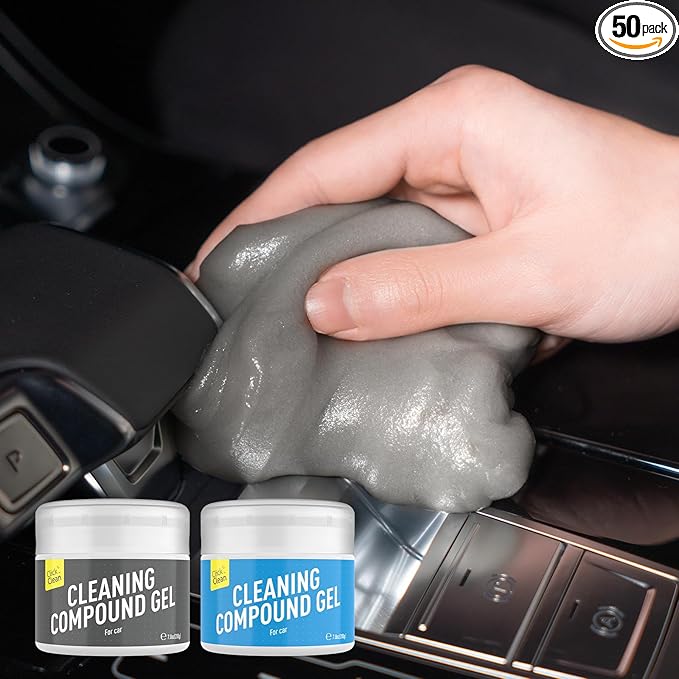 CLICK CLEAN 2Pcs Cleaning Gel for Car, 7oz Car Detailing Tools, Cleaning Putty by CLICKCLEAN