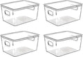 Clear Plastic Storage Bins by CONTROLKITCHEN