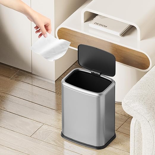 2.1 Gallon Bathroom Trash Can - Image 2