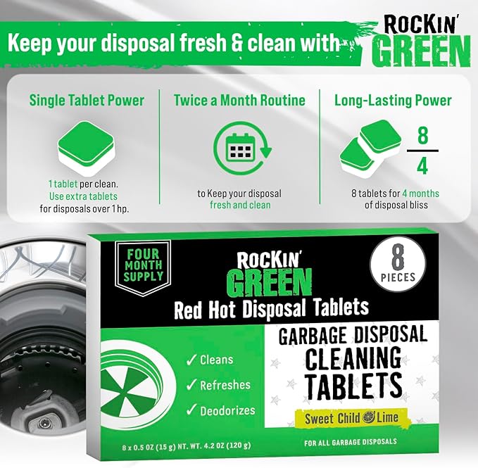 Rockin' Green Deep Cleaning and Deodorizing Tablets - Image 4