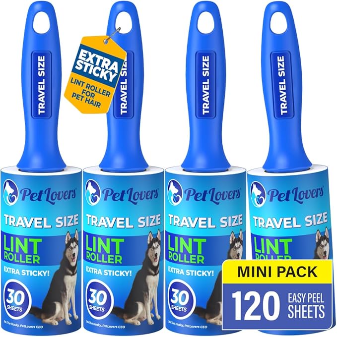 PetLovers Extra Sticky Lint Roller Mega Value Set by PetLovers