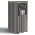 Outdoor Trash Can Waterproof Resin Garbage Can by WTFGO