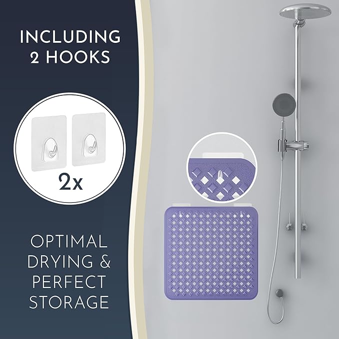 Homerella Anti Slip Shower Mat | Anti Mold Non Slip Bathtub Mat - Image 4