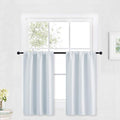 RYB HOME Half Window Curtains for Kids Nursery, Privacy Room Darkening Curtain by RYBHOME