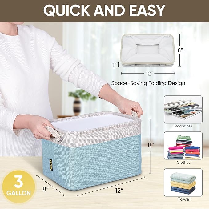 BALEINE 1 Pack Fabric Storage Bins - Image 7