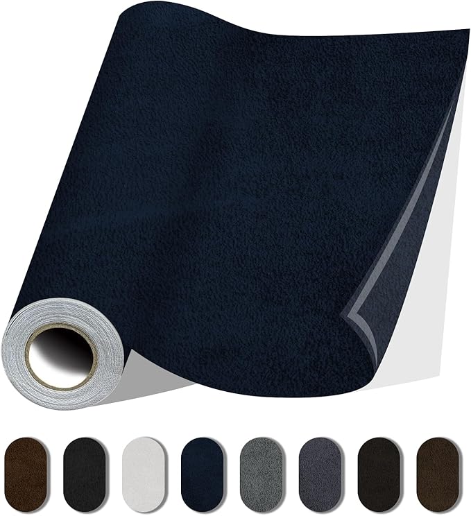 Fabric Repair Patches, 17X158 Inch Self-Adhesive Suede Patches Tape Durable by Lifeshoon