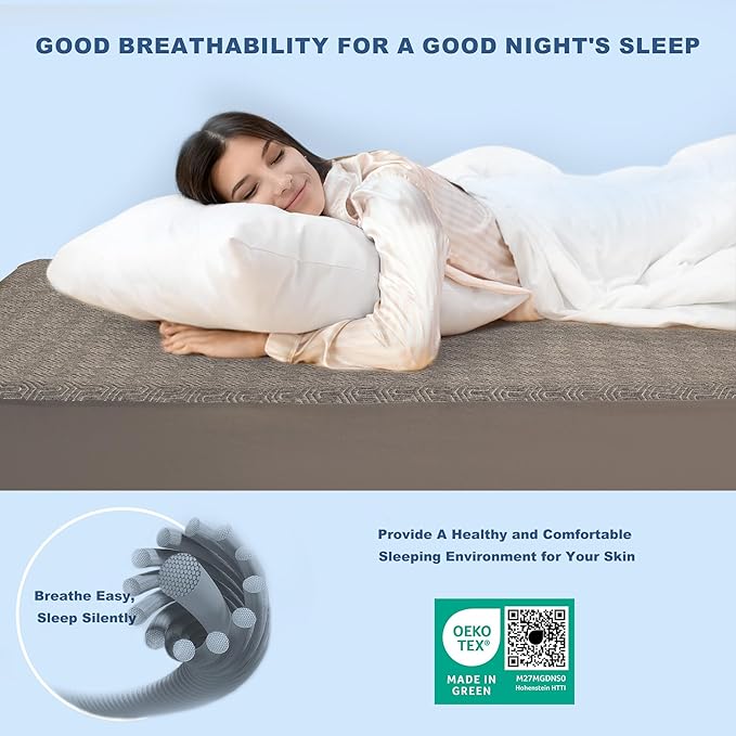 GRT Cal King Mattress Protector Waterproof, Breathable Bamboo Charcoal Fiber - Image 5