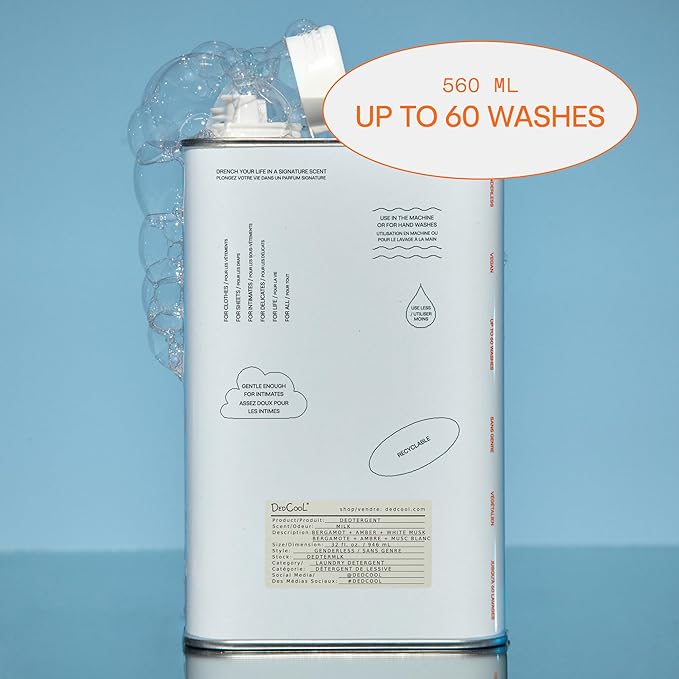 DedCool Liquid Laundry Dedtergent | Milk | Luxurious Fragrance Detergent | - Image 4