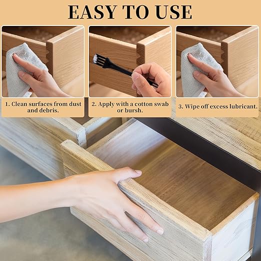 Wood Drawer Wax Lubricant Paste Door-Ease Lubricant Wear-Resistant Eliminate - Image 4