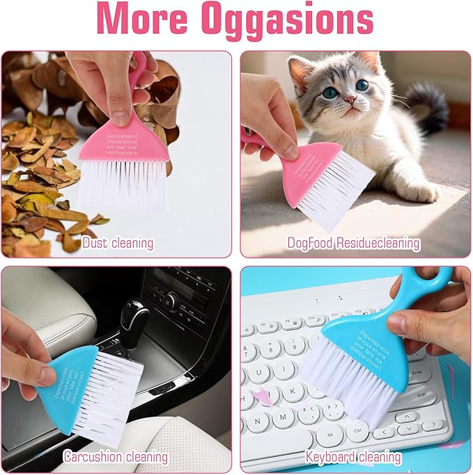 3 Pcs Mini Broom and Dustpan Set, Compact Cleaning Sweep, Mini Broom and Brush - Image 4